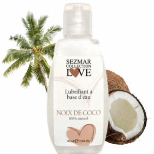Lubrifiant à base d&rsquo;eau 100% naturel Noix de Coco 90 ml
