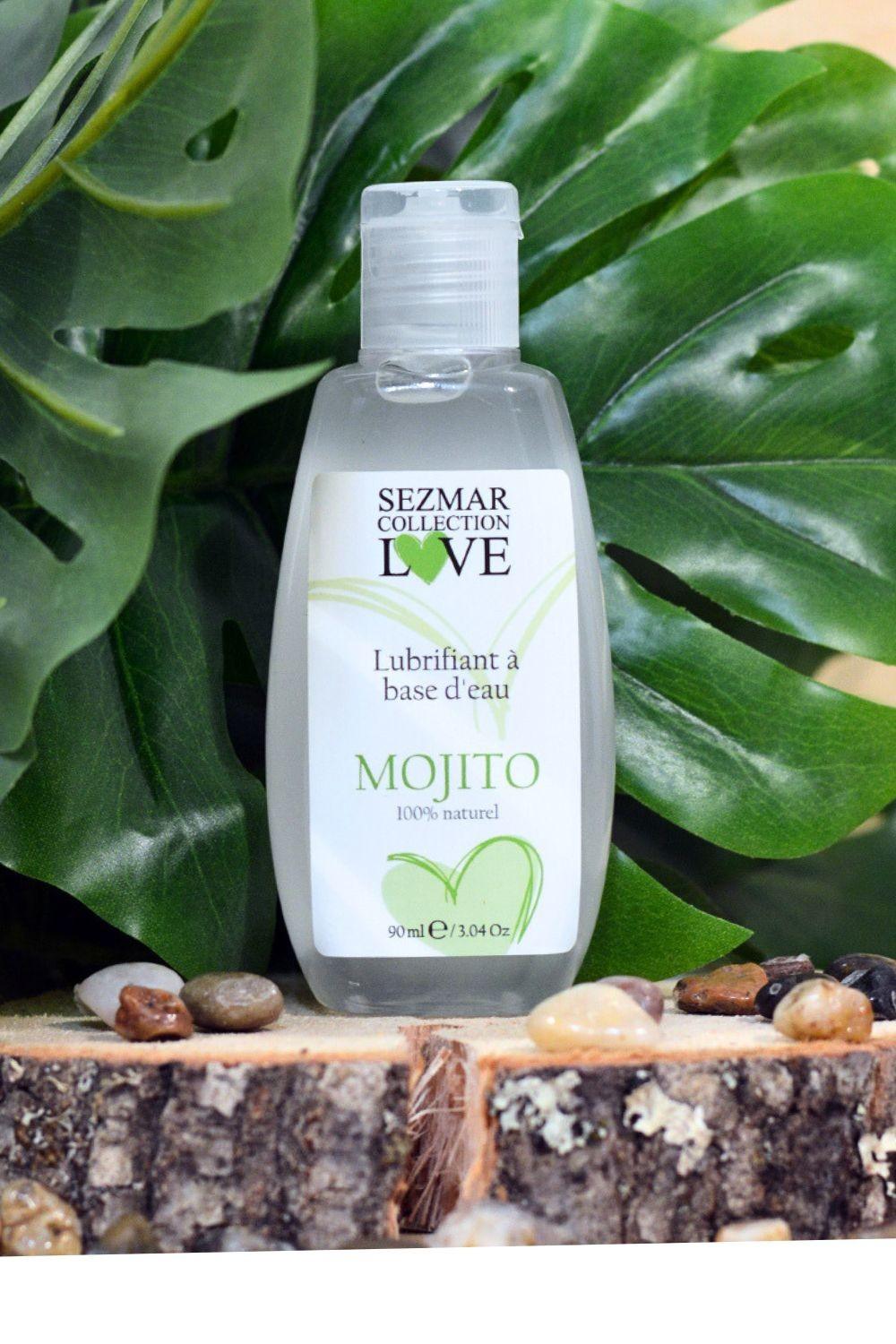 Lubrifiant à base d’eau 100% naturel Mojito 90 ml