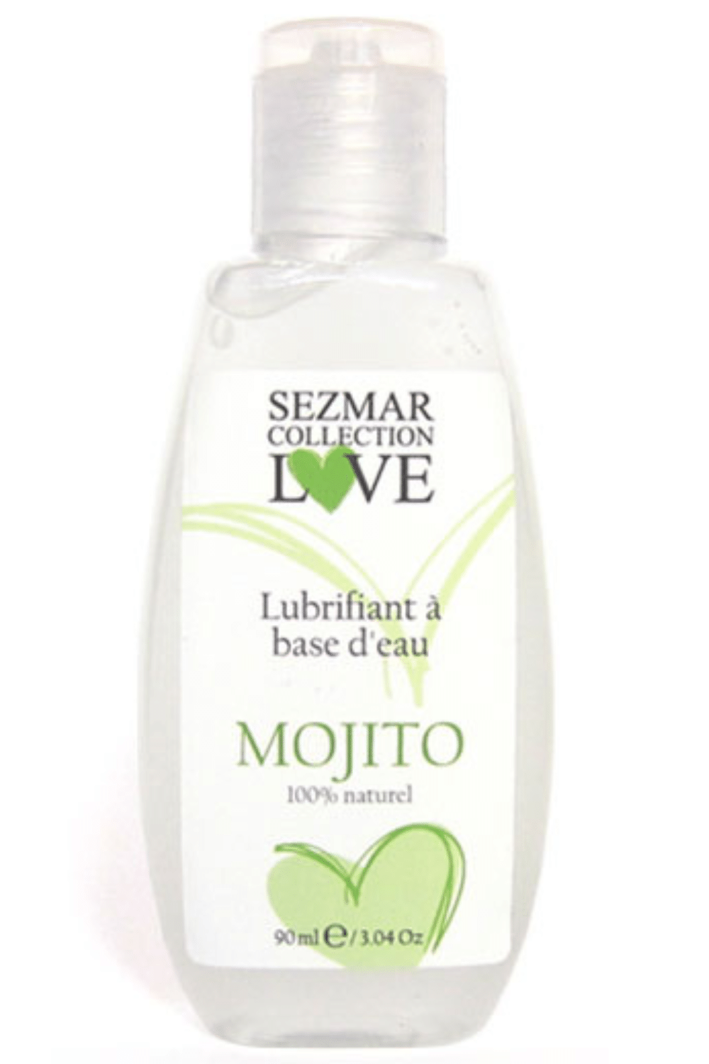 Lubrifiant à base d’eau 100% naturel Mojito 90 ml