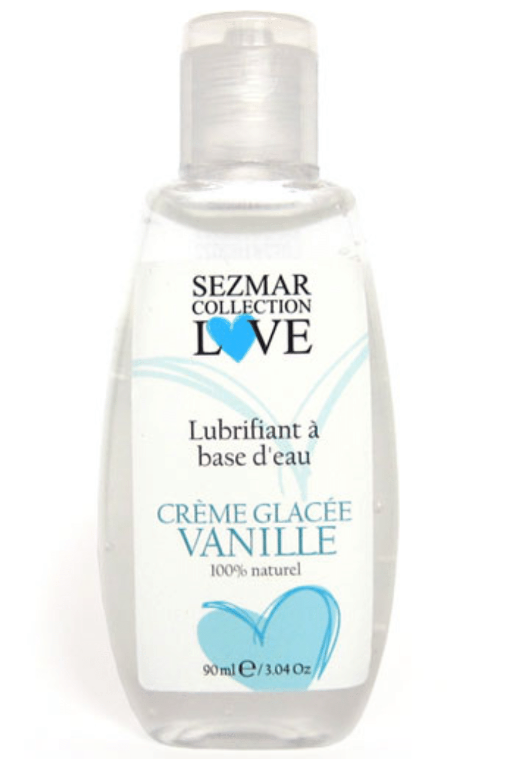 Lubrifiant à base d’eau 100% naturel Crème glacée vanille 90 ml