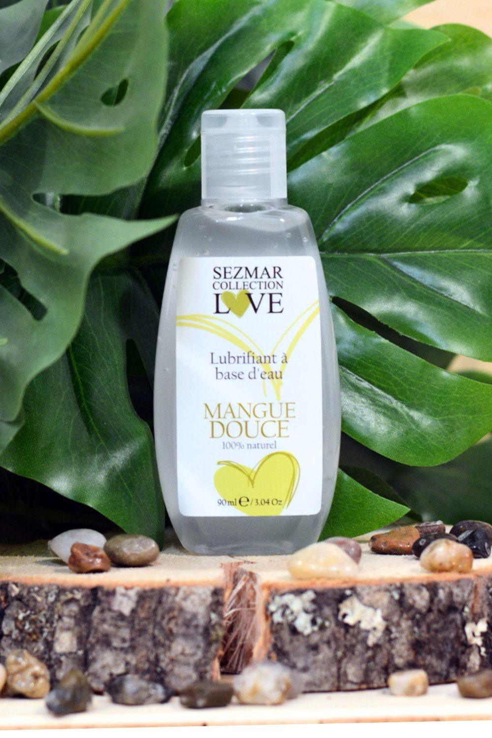 Lubrifiant à base d’eau 100% naturel Mangue Douce 90 ml