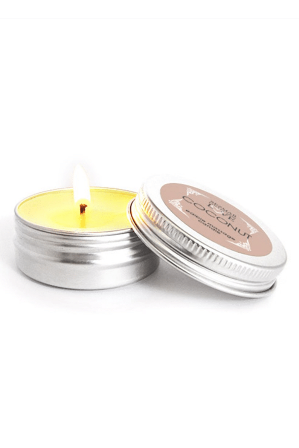 Mini Bougie de massage Noix de coco 30ml 100% naturelle