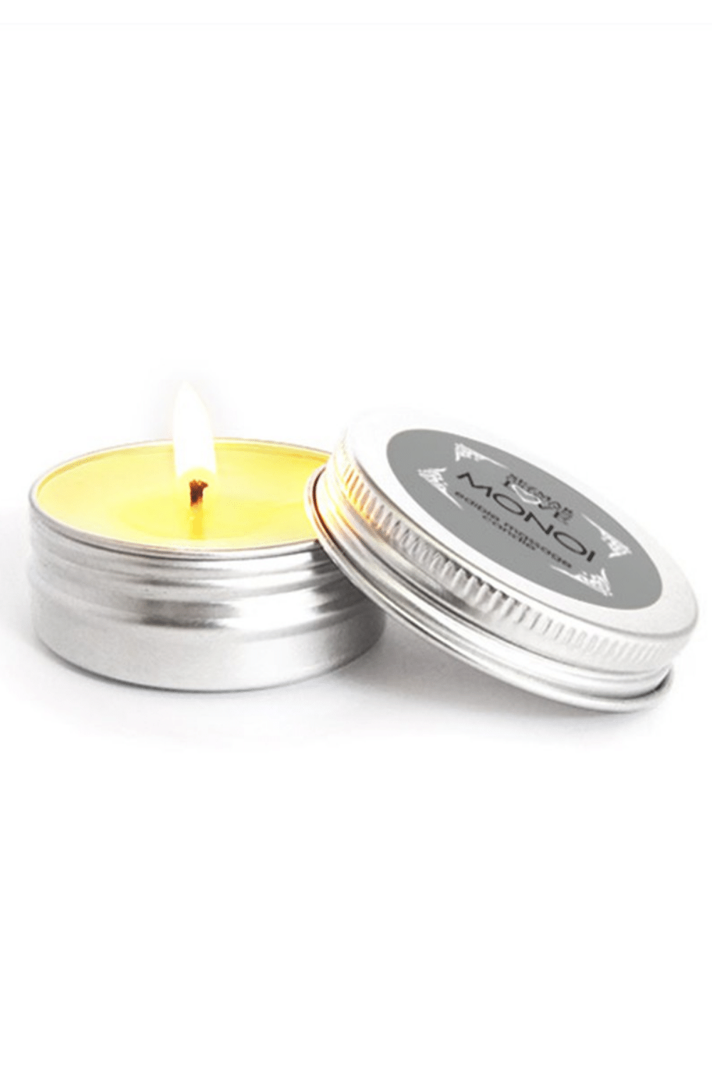 Mini Bougie de massage Monoï 30ml 100% naturelle