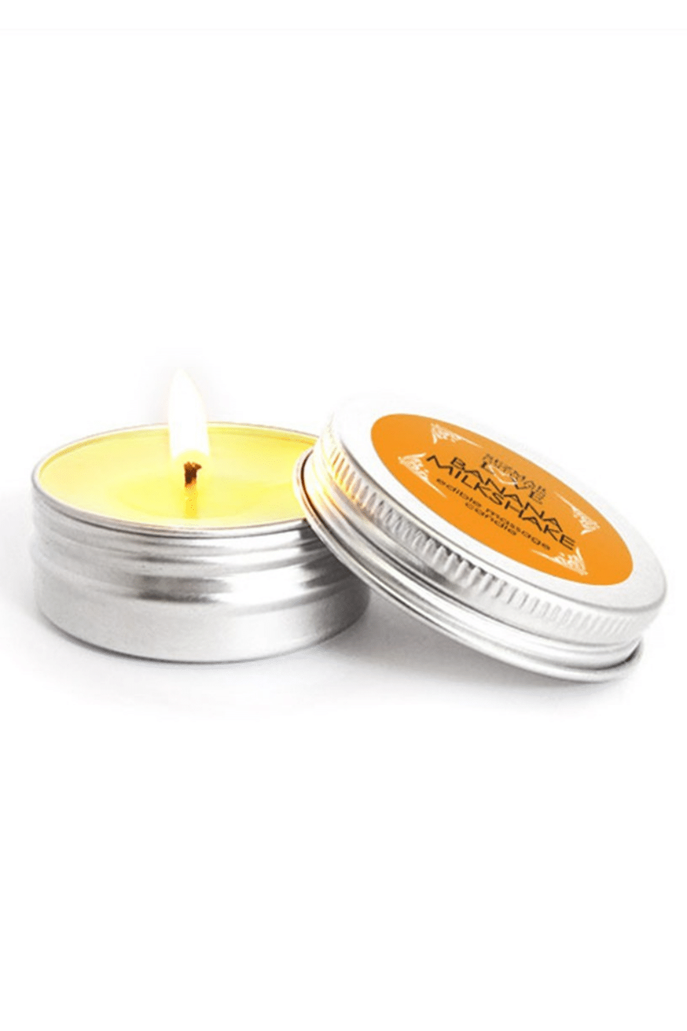 Mini Bougie de massage milshake banane 30ml 100% naturelle