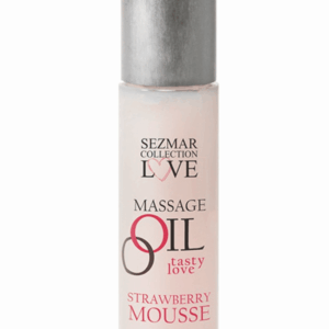 Huile de massage comestible mousse de fraise 50ml