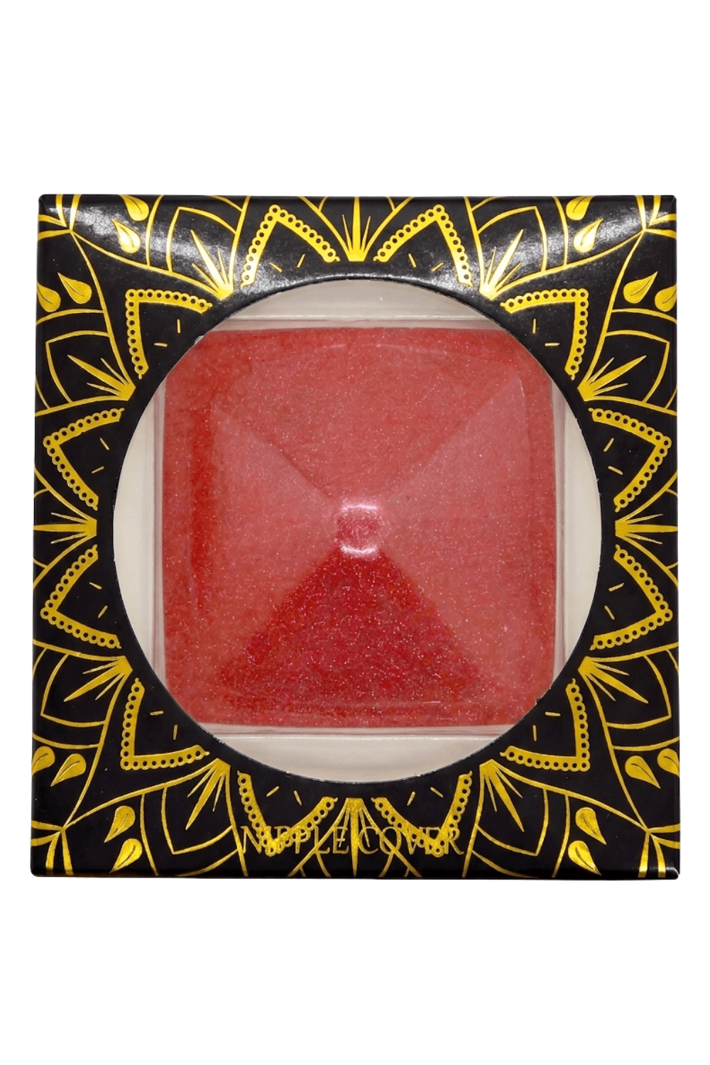 Nipple Métal rouge Cache tétons carré