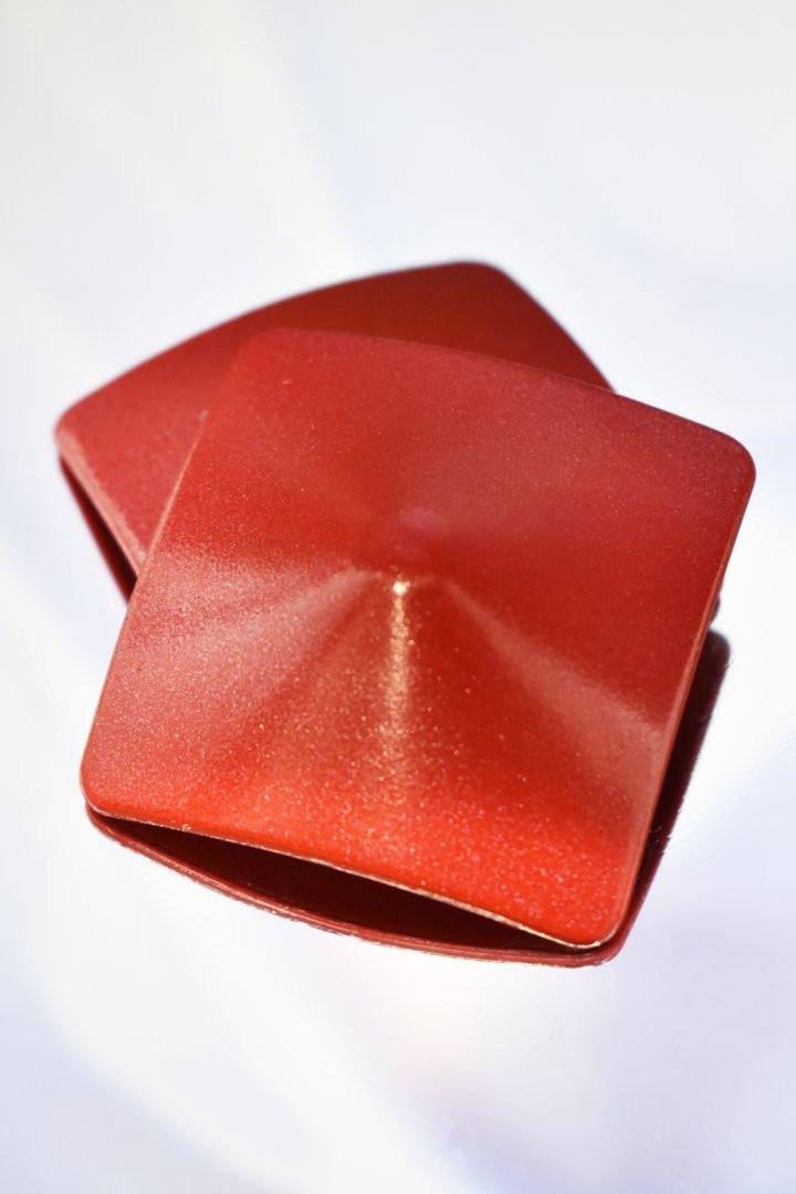 Nipple Métal rouge Cache tétons carré