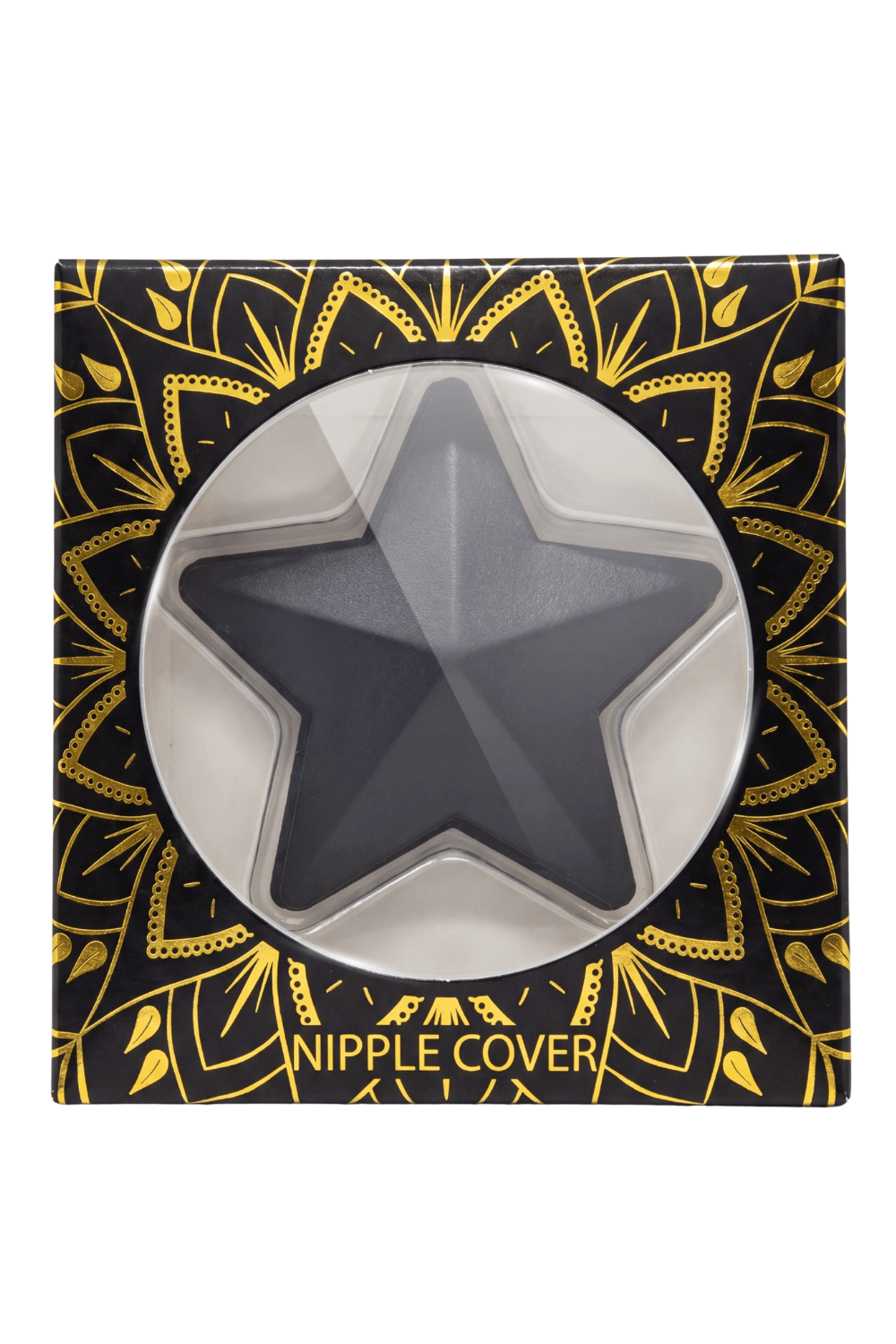 Nipple Métal noir Cache tétons d’étoile