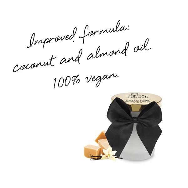 Bougie de massage embrassable – Caramel doux