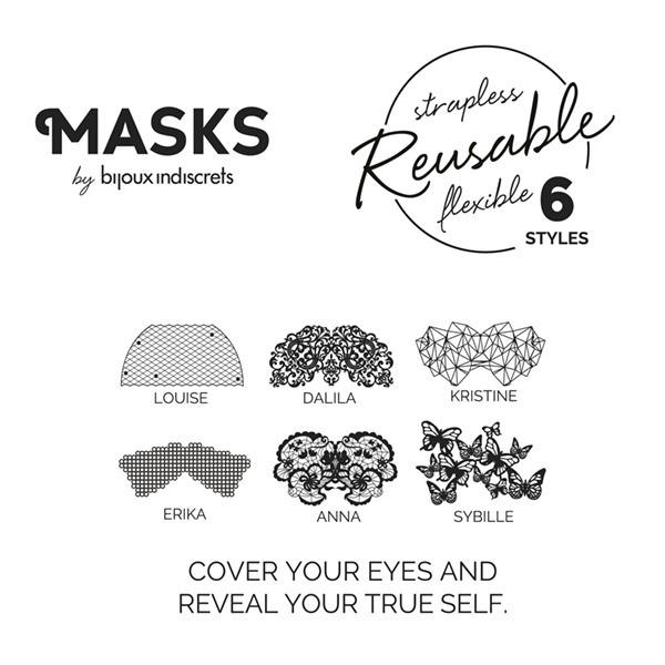 Masque Kristine – Noir