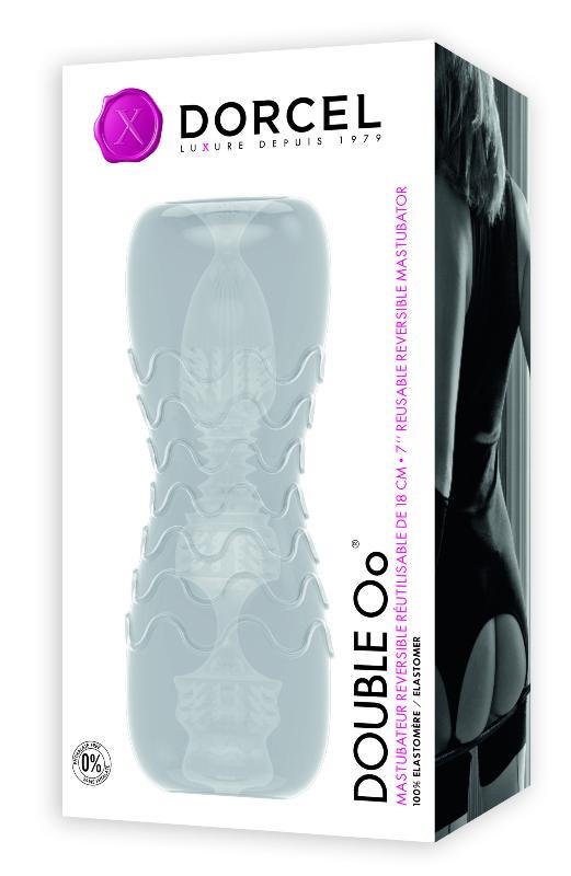 Masturbateur Dorcel Double OO 2 en 1 – Blanc