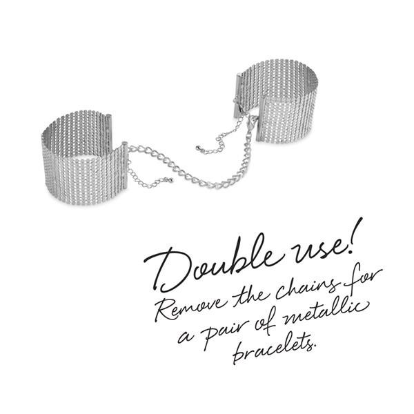 Desir Métallique – Menottes Bracelets – Argent