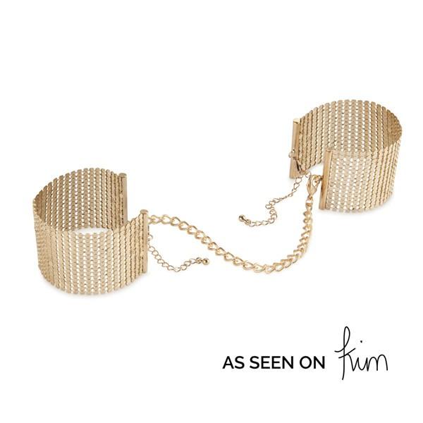 Désir Métallique – Menottes Bracelets – Or