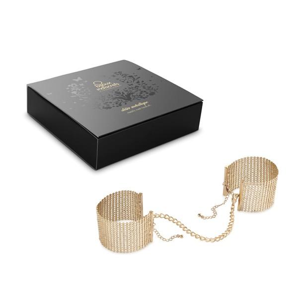 Désir Métallique – Menottes Bracelets – Or