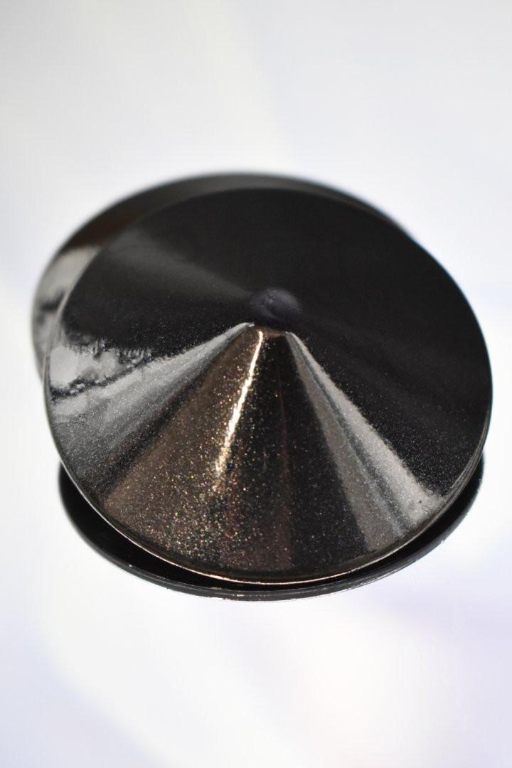 Nipple Métal noir Cache tétons cône