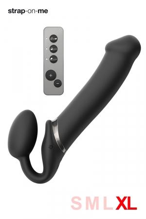 gode ceinture vibrant strap-on-me xl noir