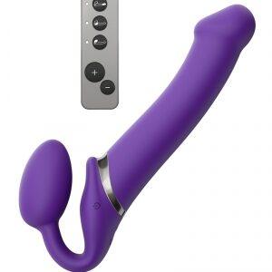 gode ceinture vibrant strap-on-me l violet