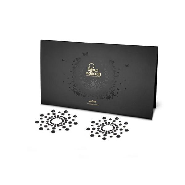 Mimi – Bijoux de seins Strass – Noir