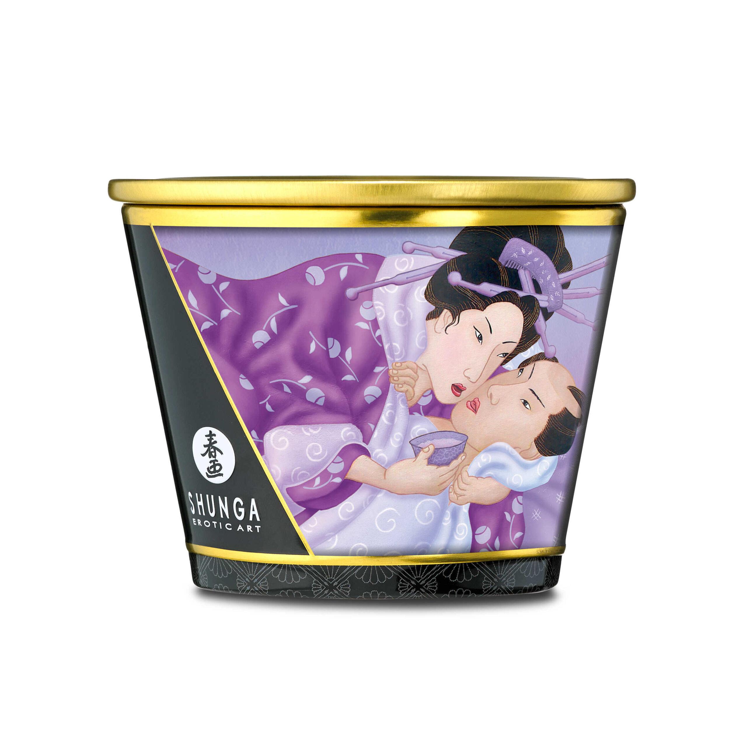 Bougie de massage lueur et caresses – Lavande