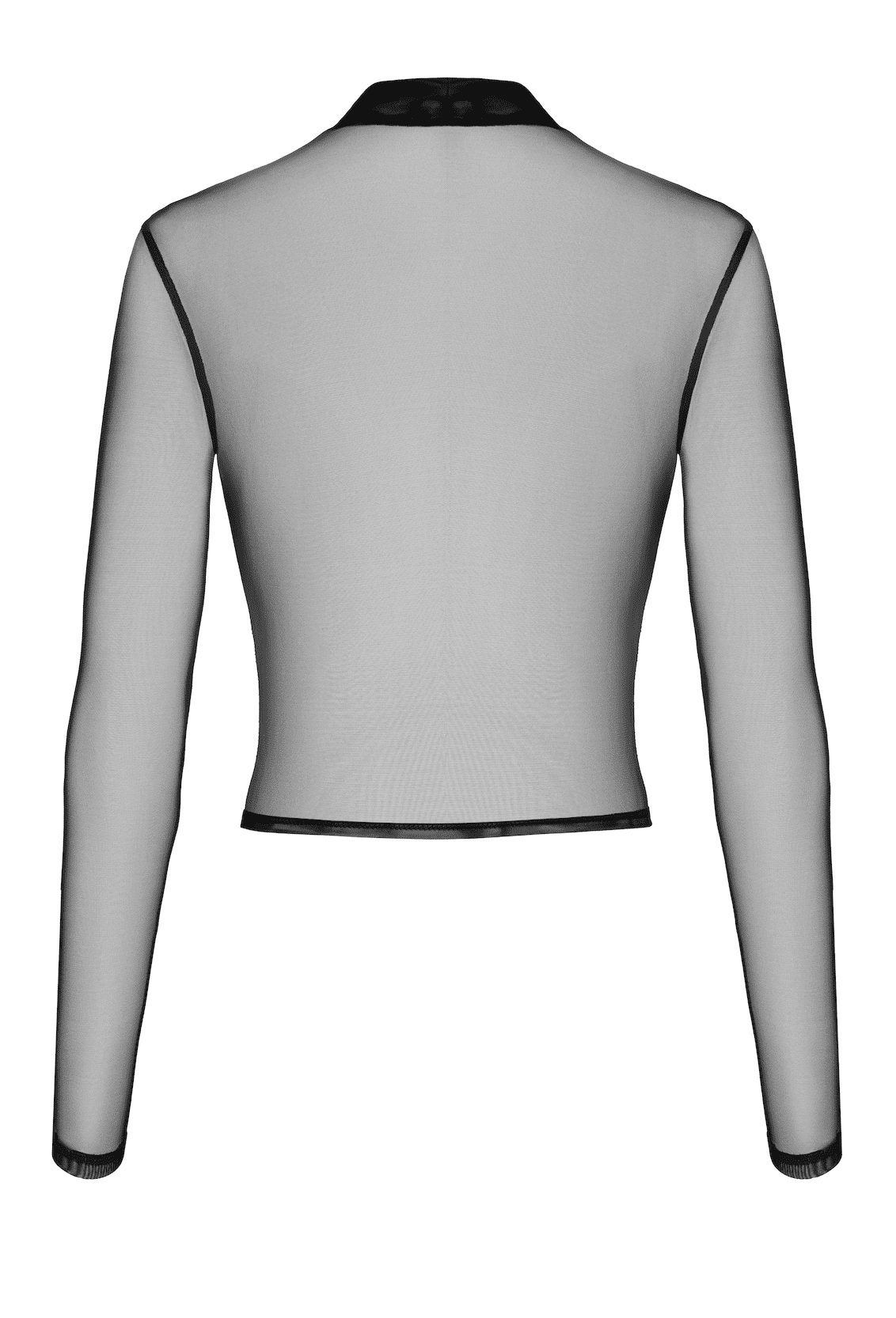 F389 Top transparent noir