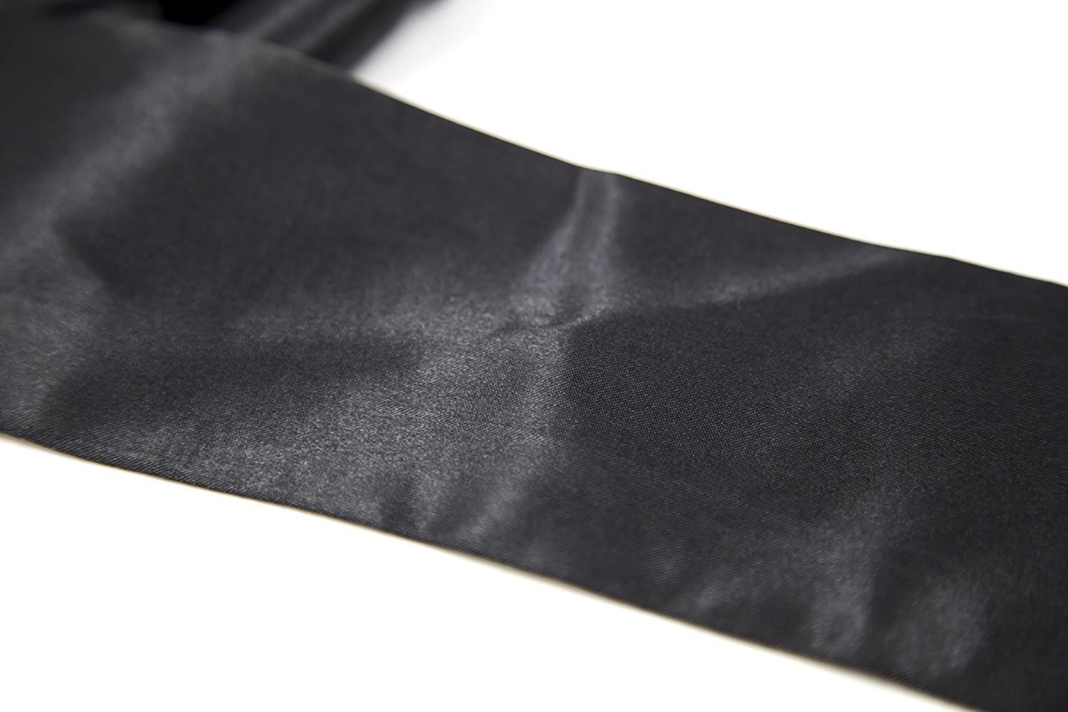 Bandeau noir satinée