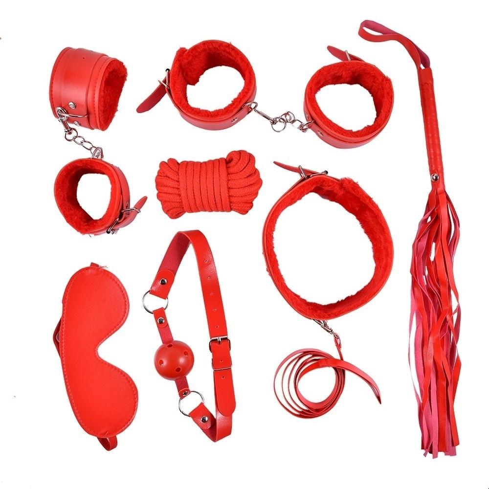 Ensemble Bondage rouge – 10 pièces