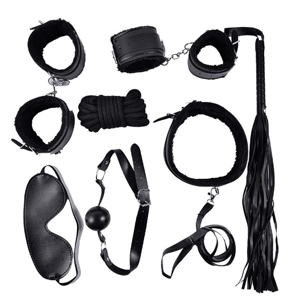 Ensemble Bondage noir – 10 pièces