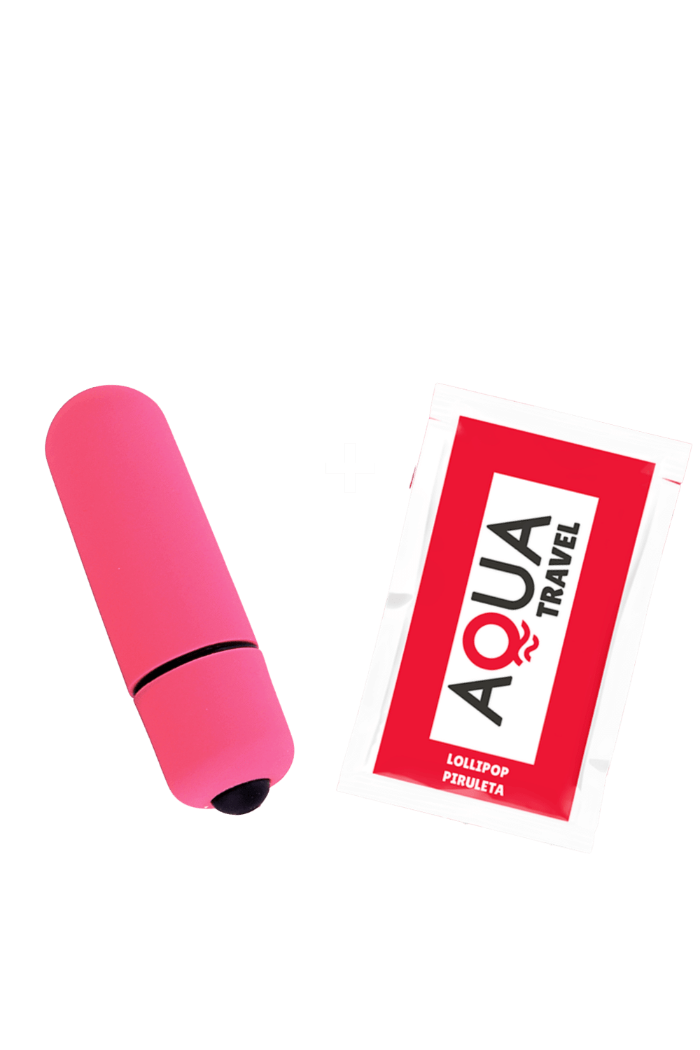 Mini Vibromasseur Bullet Rose 1 dosette lubrifiant — Pocket Pleasure