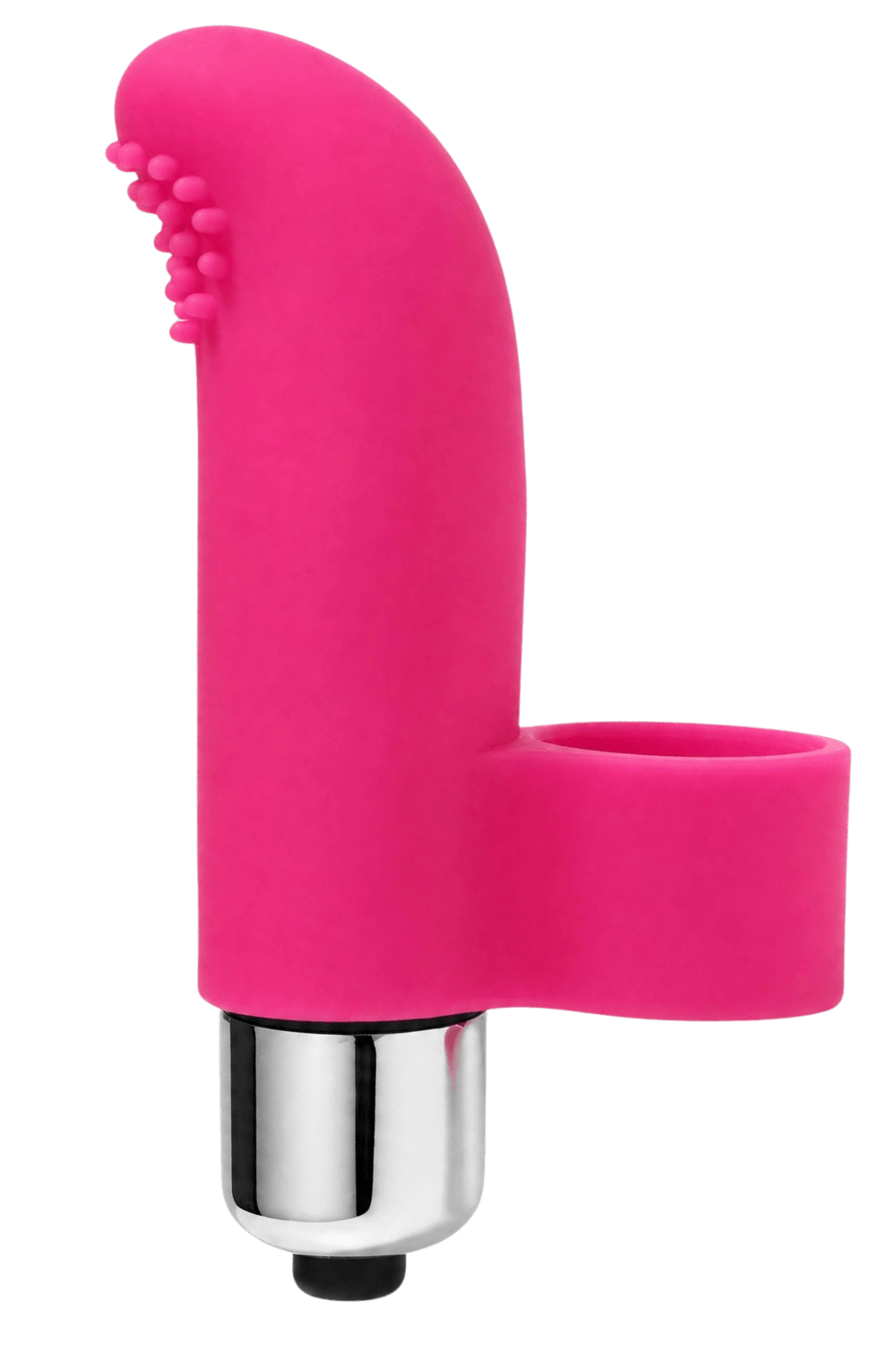 Doigt Chinois Vibrant Picots Rose 1 dosette de lubrifiant — Pocket Pleasure