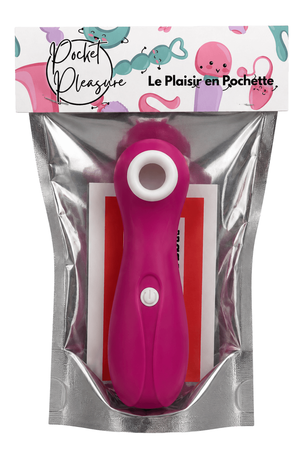 Stimulateur Clitoridien à Succion Rose 1 dosette lubrifiant — Pocket Pleasure