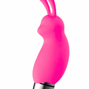 Mini Stimulateur Clitoridien Lapin Rose 1 dosette lubrifiant — Pocket Pleasure