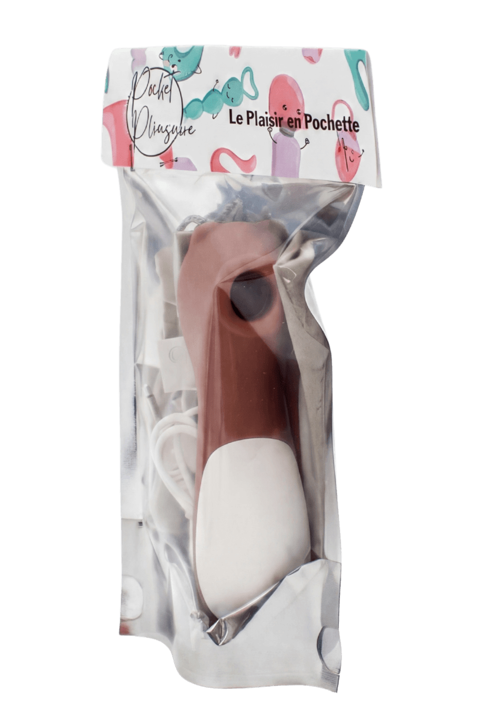 Stimulateur de clitoris Teddy Bear Pocket Pleasure 1 dosette de lubrifiant