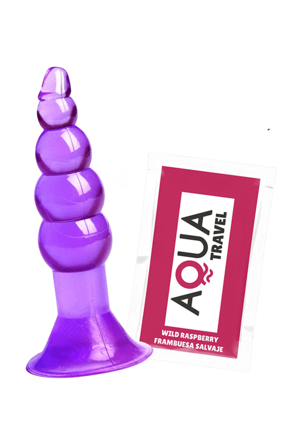 Plug Anal Ventouse Boules Jelly 11 cm Pocket Pleasure 1 dosette lubrifiant