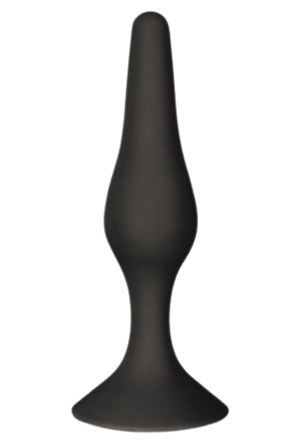 Plug Anal Noir en Silicone L avec Ventouse Taille L 12,7 cm Pocket Pleasure 1 dosette de lubrifiant