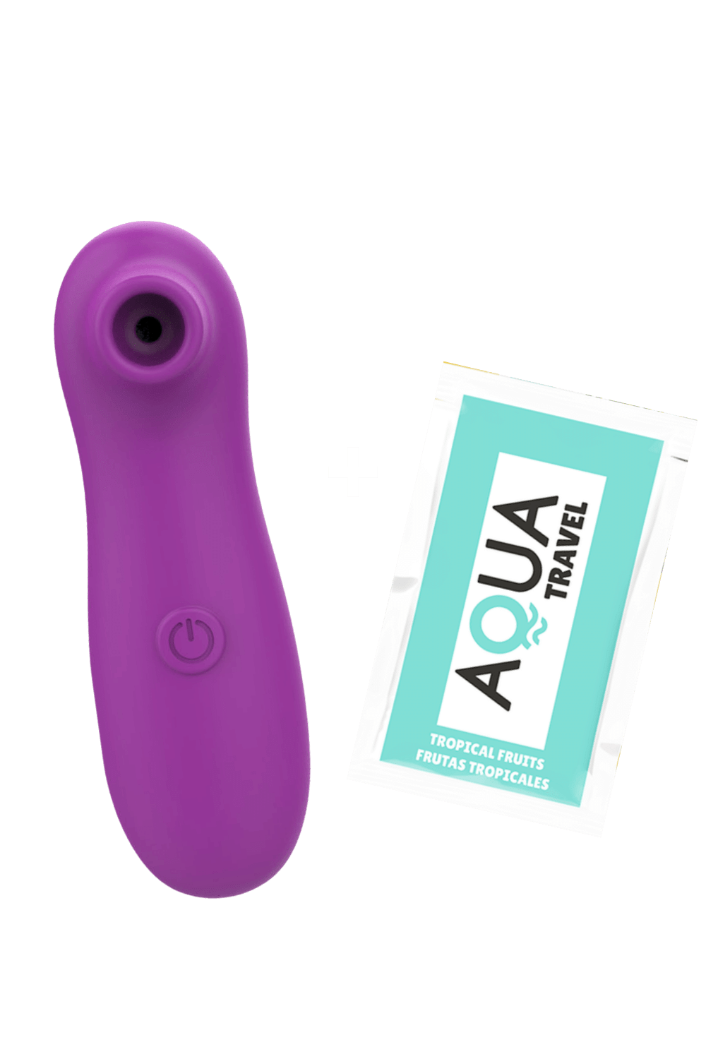 Stimulateur Clitoridien Vibrant Sans Contact Violet 1 dosette de lubrifiant — Pocket Pleasure