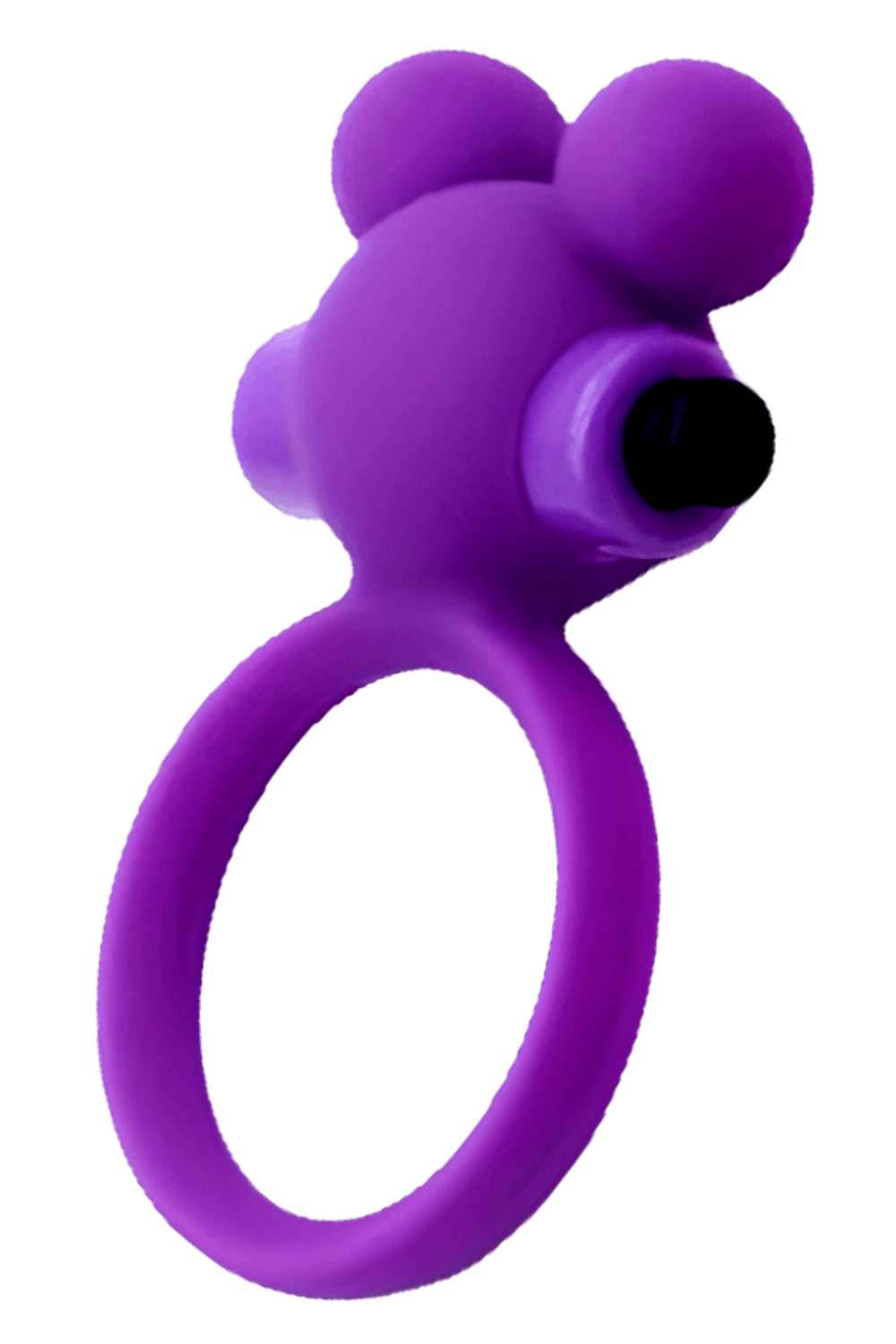 Anneau Vibrant Ourson Violet 1 dosette de lubrifiant — Pocket Pleasure