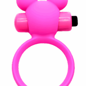 Anneau Vibrant Ourson Rose 1 dosette de lubrifiant — Pocket Pleasure