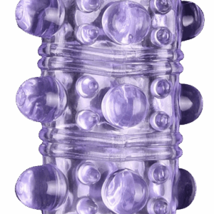 Gaine Pénienne Picots Violette 1 dosette lubrifiant — Pocket Pleasure