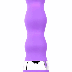Mini Vibromasseur violet ondulés Pocket Pleasure 1 dosette de lubrifiant
