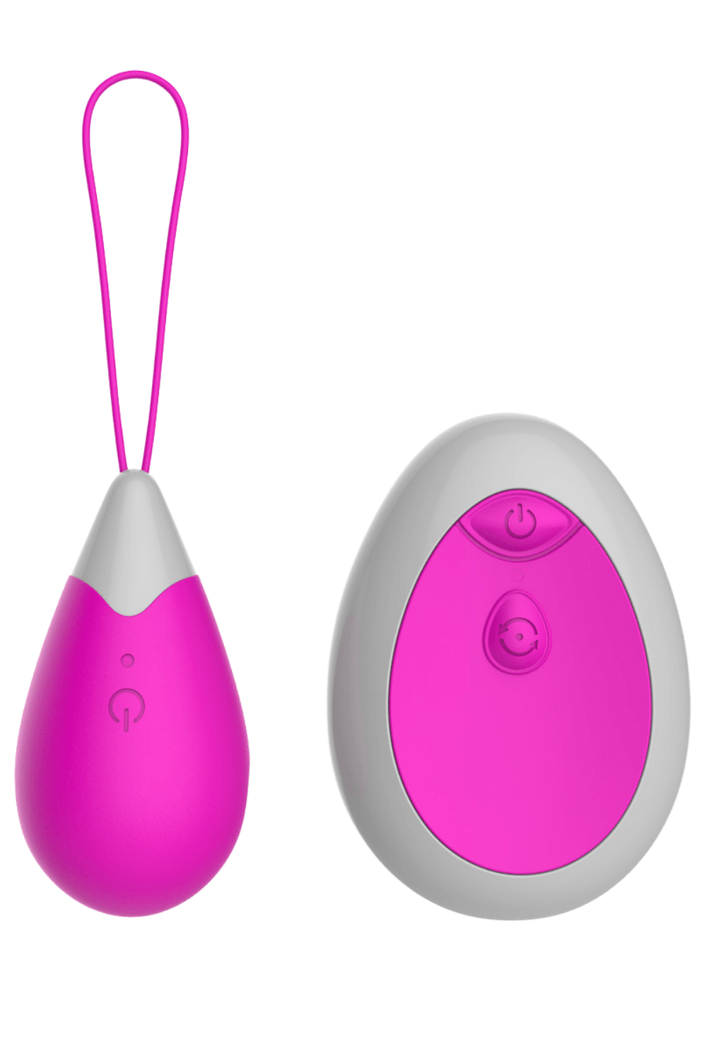 Œuf Vibrant Télécommandé 10 Modes Fuchsia 1 dosette de lubrifiant — Pocket Pleasure