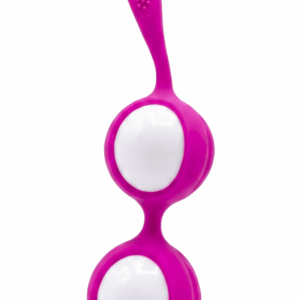 Boules de Geisha Fuchsia Silicone 1 dosette lubrifiant — Pocket Pleasure