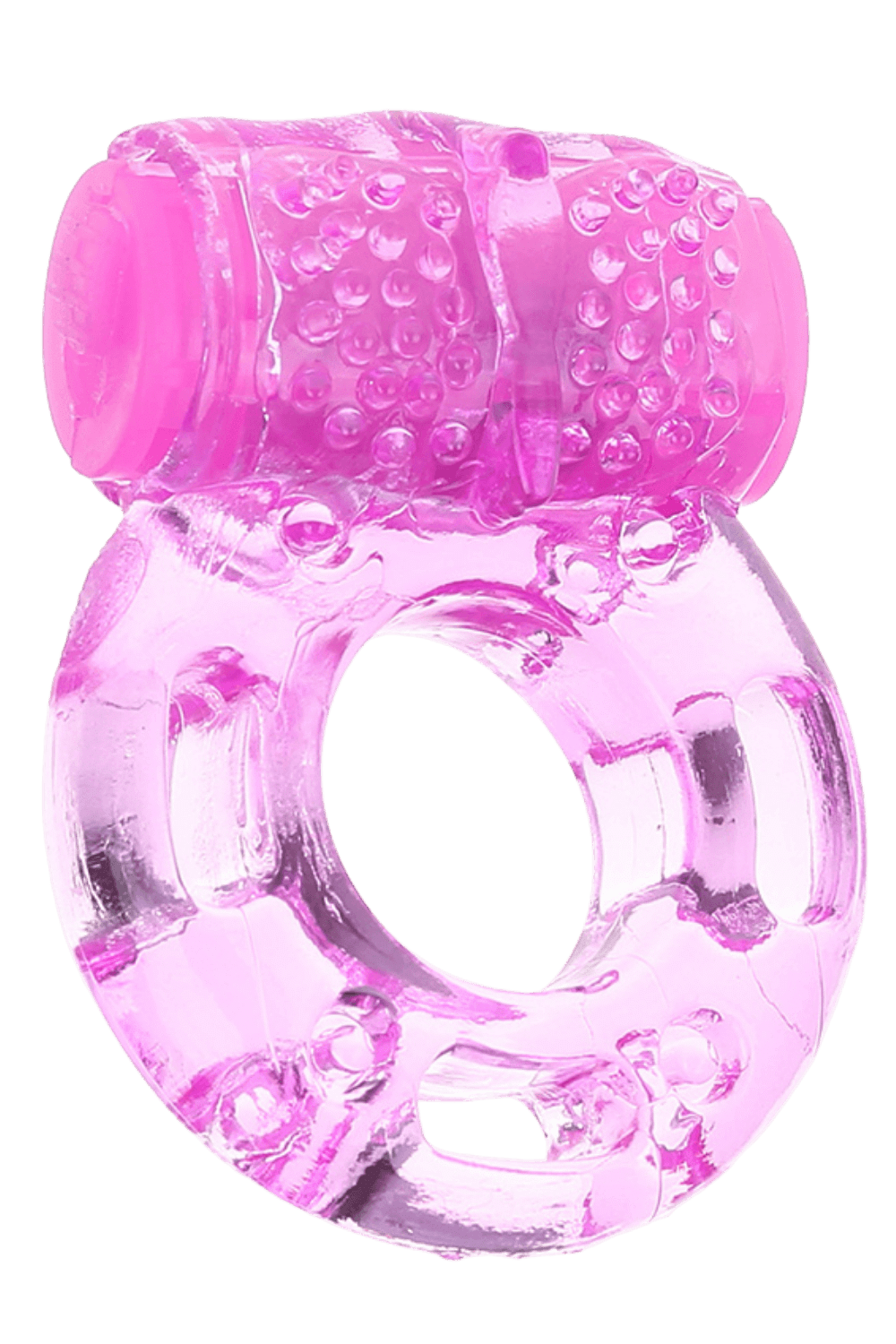 Anneau Pénien Vibrant Jelly Rose 1 dosette de lubrifiant — Pocket Pleasure