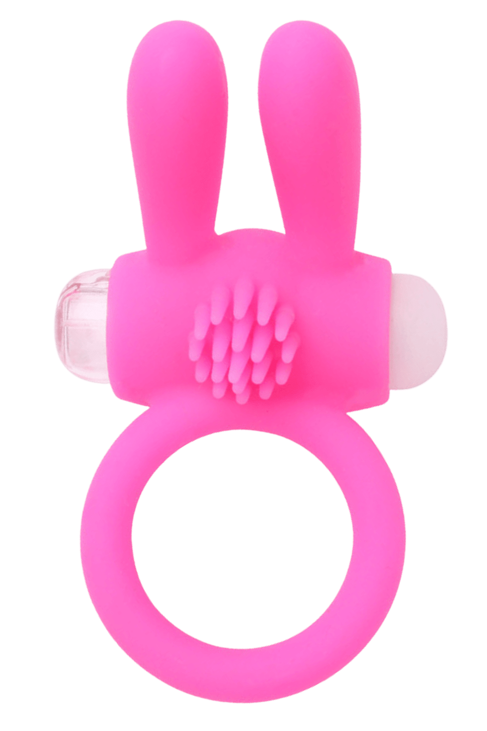 Anneau Vibrant Rabbit Rose Silicone 1 dosette de lubrifiant — Pocket Pleasure