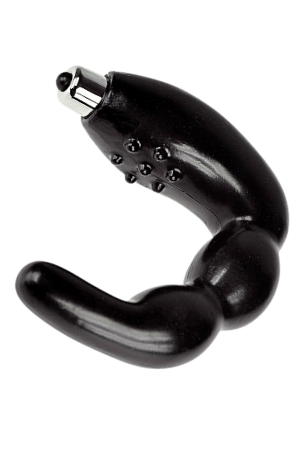 Stimulateur de Prostate Vibrant Noir 1 dosette lubrifiant — Pocket Pleasure