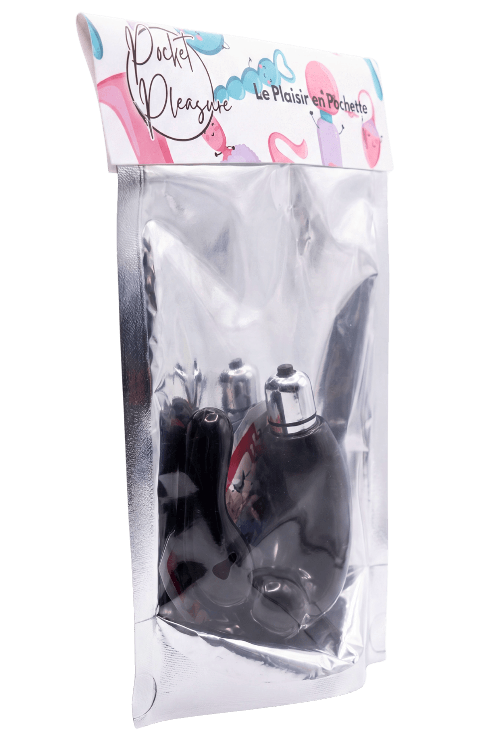 Stimulateur de Prostate Vibrant Noir 1 dosette lubrifiant — Pocket Pleasure