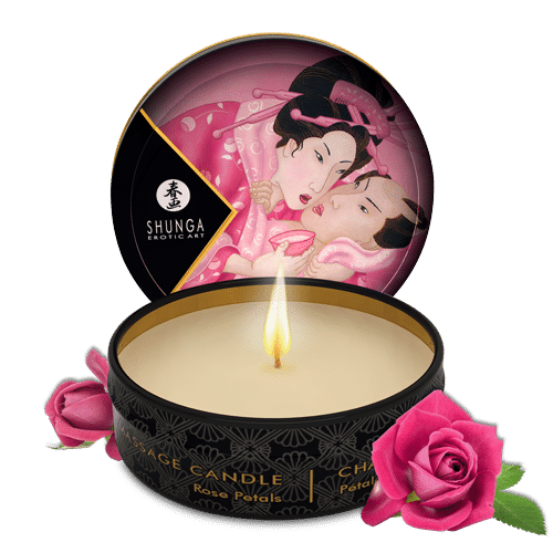 Mini bougie de massage – Aphrodisia Rose