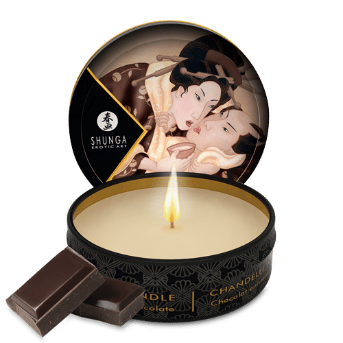 Mini bougie de massage – Excitation Chocolat enivrant