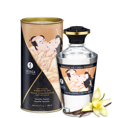 Huile chauffante aphrodisiaque – Vanille fétish 100ml