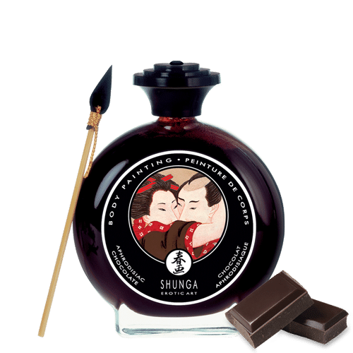 Peinture de corps embrassable – Chocolat noir