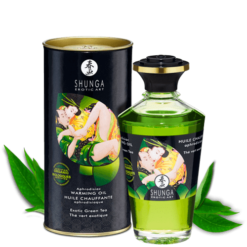 Huile aphrodisiaque organique – Thé vert exotique